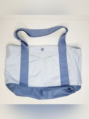 Athleta Girl Weekend Tote Bag Blue One Size Water Repellent Power of She Dance